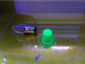 la luce del flash portalampada l'elettronica torcia elettrica 3d print model - Mito3D