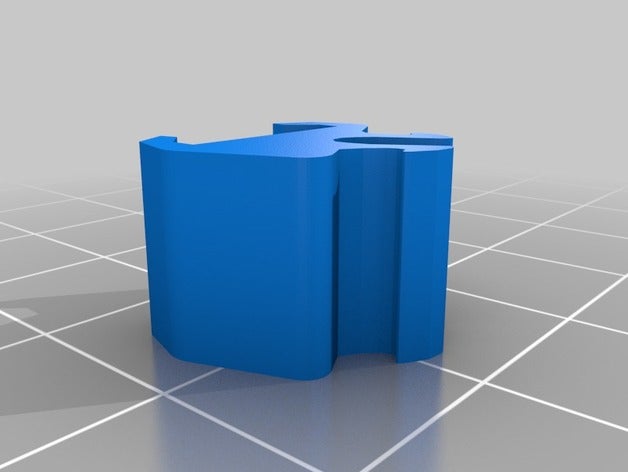 clip led 10mm 2020extrusion 30degrees de l'électronique 2020 mont del la bande 3D print model - Mito3D