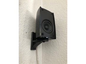 bottomtripod mount surround sound speaker wall organization bottom 3d print model - Mito3D