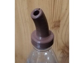 simple plant watering funnelcap pet bottle outdoor garden bootle cap pco1881 3d print model - Mito3D