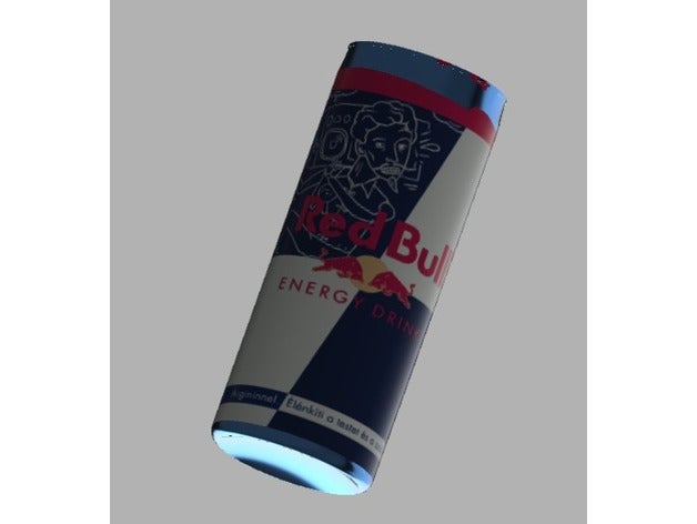 84 oz può cibo bevanda energy drink red bull rockstar soda 3D print model - Mito3D