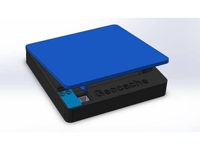 géocache - pen loquet de boîte sport et loisirs conteneur geocaching 3d print model - Mito3D