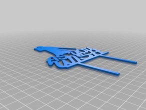 you wish cake topper food drink buttercup marriage princess bride wesley crushers wedding 3d print model - Mito3D