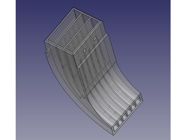 anet a6 conducto del ventilador 3d de la impresora partes fanduct actualización 3D print model - Mito3D