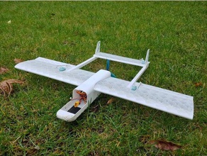 el fpv rc avión vehículos de control remoto 3d print model - Mito3D