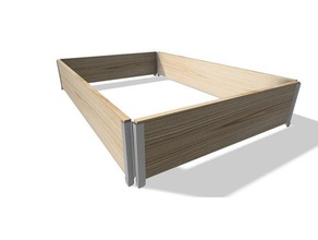 Paletten-Kragen Paletten-Rahmen Teile Industrie Verpackung Lager Holz 3d print model - Mito3D