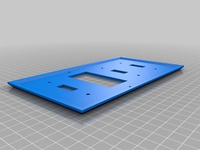 wally Küche 4-port-toggle-switch Haushalt angepasst 3d print model - Mito3D
