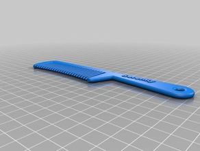 serenitys bebé peine del pelo de los hogares personalizado 3d print model - Mito3D