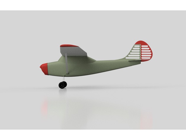 cessna cane da uccello modelli La stampa 3d airforce aereo l'esercito 172 designproject ragazzi rc auto un elastico in nastro di gomma giocattolo 3D print model - Mito3D