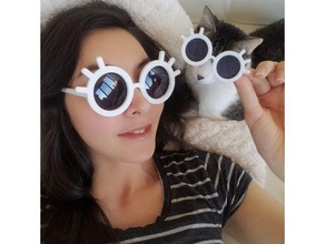 les cils des lunettes 3d print model - Mito3D