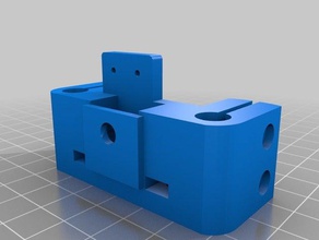 anet a4 parte superior de la varilla titular 2sides 3d impresora partes 3d print model - Mito3D