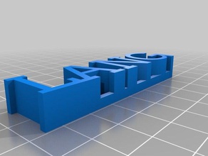 lang sculture personalizzato 3d print model - Mito3D