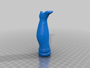 muñeca de porcelana la pierna exploraciones réplicas 3d print model - Mito3D