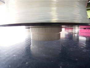 bobine de filament montage horizontal piédestal 3d l'imprimante accessoires titulaire 3d print model - Mito3D