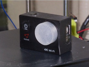 actioncamera lenscap iç diameter22mm aksiyon kamera lens kapağı 3d print model - Mito3D