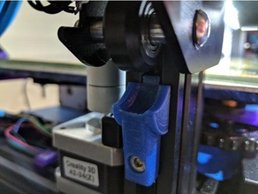 vslot roller stop 3d printer parts 2020 extrusion v-slot 2040 aluminium aluminum creality ender 3 endstop extruder geeetech a10 rail sensorless homing tmc2130 3d print model - Mito3D