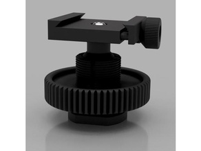 3d printed tripod ball head camera 3d print model - Mito3D