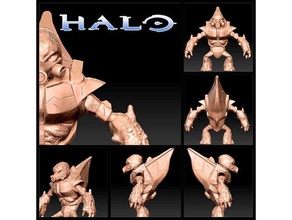 halo grunt high resolution video games 343 industries alliance 2 3 4 3d print model - Mito3D