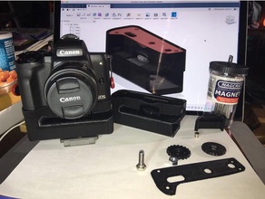 canon m50 aperto da bateria câmara 3d print model - Mito3D