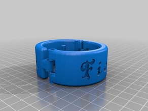 schnufcuff3 bracciali personalizzato 3d print model - Mito3D