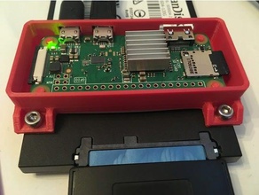 rpi zero disk mount caso computer raspberry pi 3d print model - Mito3D