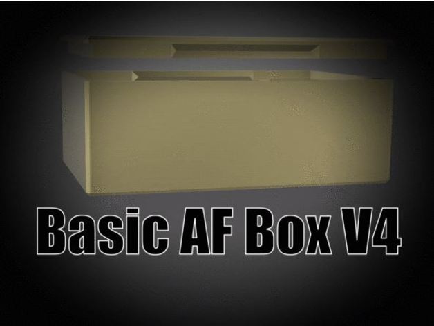 basic af box v4 storage 3D print model - Mito3D