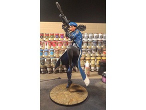 ana overwatch video games blizzard figurine 3d print model - Mito3D