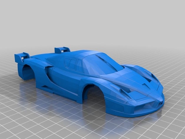 ferrari fxx openz 102 mm de longitud hobby 3D print model - Mito3D