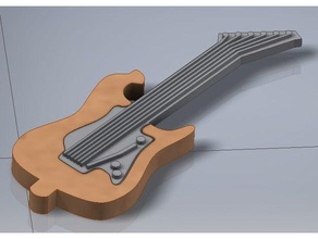 playmobil Gitarre Requisiten multicolor 3d print model - Mito3D