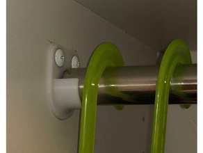 coat hanger rail bracket 24mm organization cupboard cupboard coat rail cupboard rail cupboard mount