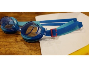 swim goggles band tensioner other 3d print model - Mito3D