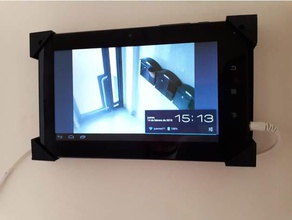 wall tablet mount 3d printing 3d print model - Mito3D