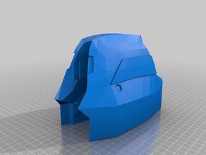 odst, petto piatto-tagliata di stampa il costume halo 3 odst 3d print model - Mito3D