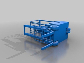 carretilla elevadora los vehículos 3d print model - Mito3D