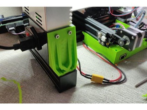 ender 3 power supply support 3d printer parts creality ender3 powersupply 3d print model - Mito3D