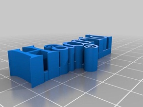 meu personalizada 3d placa com o nome de hagrid esculturas 3d print model - Mito3D