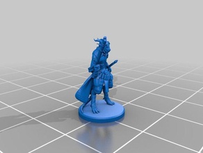 dragonborn gunslinger toy game accessories 3dprintable dungeons dragons miniature tabletop 3d print model - Mito3D