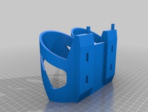 spray can holder 400ml x2 tool holders boxes 3d print model - Mito3D