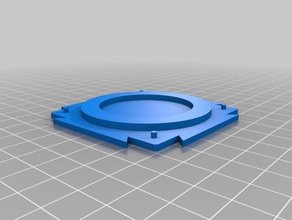 thorlabs 66 mm construcción del ferrocarril de la tapa extremo placa laboratorio microscopía óptica 3d print model - Mito3D