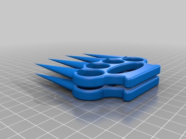 gato clawclimbing nudillos mano herramientas 3D print model - Mito3D