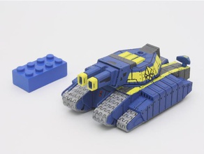 rock head tank vehicles miniature supreme commander uef 3d print model - Mito3D