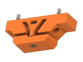 bear belt adapter mk2smk25s mk3 frame 3d printer parts upgrade full prusa axis holder mount 3d print model - Mito3D