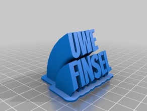nameplate office customized 3d print model - Mito3D