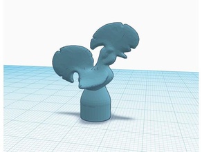creality filament weathervane barcelos rooster 3d printer accessories 3dprinter cr-10 ender 3 extruder fun knob portugal 3d print model - Mito3D