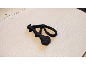 narguilé de shisha keychain schl&uumlsselanh&aumlnger 3d l'impression trousseau clés porte-clés Imprimante 3d print model - Mito3D