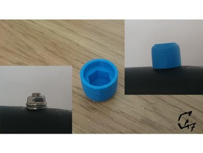 m10 nut cap parts c47 3d print model - Mito3D