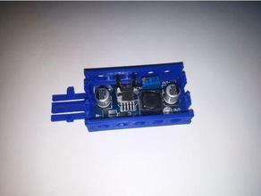 dc-dc lm2596 buck converter case inc creality cr20 mount electronics 3d print model - Mito3D