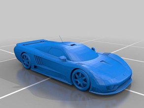 saleen s7 Fahrzeuge Auto race car Sportwagen 3d print model - Mito3D