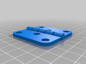 Scharnier 1mm Abstand Teile angepasst 3d print model - Mito3D