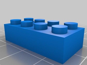 lego brick 2x8 construction toys 3d print model - Mito3D